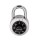 2 Blk Dial Padlock