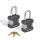 SmartKey Padlock, Keyed Alike - 2" Body, 1-1/2" Shackle, 2pk