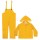 3-Piece PVC Rain Suit - X-Large