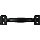 Black Finish Utility Pull, Visual Pack 171 6 - 1/2 inches 