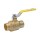 Full Port Brass Ball Valve - 3"