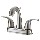Two Handle Lavatory Faucet Brushed Nickel