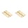 Decorative Broad Hinge, Solid Brass - 2-1/2" x 1-3/4", 2pk