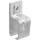 Barn Door Single Box Rail Bracket, Galvanized
