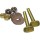 Code Approved Closet Bolt Set - 1/4" x 2-1/4"