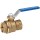 Homewerks Full Port Ball Valve, Lead Free Brass - 1-1/4" FIP