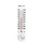 Outdoor Thermometer with Hygrometer, White - 9"