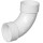 Charlotte Pipe PVC DWV 90-Degree Long Sweep Elbow - 1-1/2"
