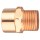 Copper Male Adapter - 1/2" C x 3/4" MPT