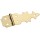 Solid Brass/Pb Decorative Hinge, Visual Pack 1811 5/8 x 1 -7/8 