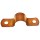 Two Hole Copper Pipe Straps w/Nails ~ 1/2"