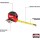Milwaukee Keychain Tape Measure   6 Ft