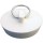 Larsen Hollow Rubber Sink Stopper, White - 1-5/8" to 1-3/4"