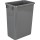 Plastic Waste Container Trash Can,  Gray ~ 35 Quart Capacity