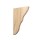 Keyhole Corbel, Unfinished Premium Pine - 3/4" x 5" x 8"