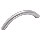 Bow Pull - Contemporary Stainless Steel Finish - 3 inch