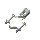 Adjustable Porcelain Wireholder, 1-1/4-3"
