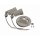 Two Light Lampholder Round Cover Kit, Gray 4 inch
