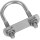 U-Bolt, Stainless Steel # 132 ~ 1/4" x 1-1/8" x 2-1/4"