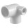 PVC Side Outlet Elbow, SxSxFPT - 3/4" x 3/4" x 1/2"