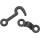 Steel Hooks & Staples, Oil Rubbed Bronze Finish ~ Two Pack