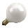 Light Bulb, Globe White 120 Volt 60 Watt