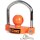 Curt Universal Trailer Coupler Lock, Orange - Fits 1-7/8" to 2-5/16" Ball