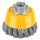 Knotted Cup Brush, High Performance - 3"