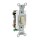 Leviton Quiet Switch, 4-Way, Ivory - 15 Amp