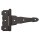 Ornamental Reversible T-Hinge, Black - 4", 2pk