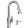 Edwyn Stainless One Handle High Arc Faucet