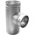 DuraVent PelletVent Pro Increaser Tee with Clean-Out - 3" to 4"