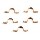 Two Hole Copper Pipe Straps ~ 1/2"