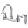 Bismark Design Two Handle Kitchen Faucet w/Spray, Satin Nickel Finish ~ 8" Ctr