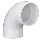 Sdr/PVC  90 Deg Long Elbow ~ 6" 