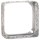 Square Extension, 4 inch 1.5 inch Deep