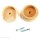 Closet Pole Socket Set ~ Wood, Fits 1 3/8" Pole
