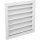 Air Vent Gable Louver Vent, White - 12" x 12"