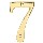 House Number 7, 4 inch