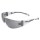 Rider II Safety Glasses, White - Flash Mirror