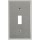 Single Switch Plate - Stainless Steel