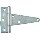 Heavy Duty T-Hinge,  Zinc ~ 4"