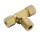 Anderson Metals Lead Free Brass Compression Tee   1/4"