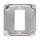 GFCI Exposed Box Cover - 4" Square