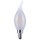 Satco 4W LED CA10 Candelabra Bulb, Frosted - E12