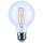 G25 LED Globe Bulb, Clear 3000K - 6W
