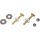 Toilet Bowl Bolt Kit, Brass Finish ~ 1/4 x 2-1/4"