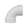 PVC DWV 90-Degree Elbow, Hub x Hub - 4"