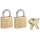 MasterLock 3/4" Solid Brass Padlock - 2-Pack, Keyed Alike