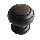 Round Knob, Oil Rub'd Bronze ~ 1-1/4" Diameter